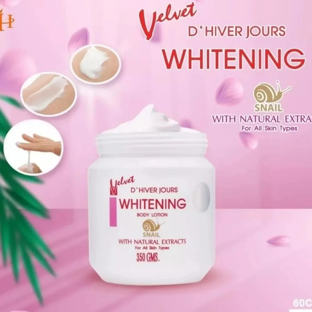 350G WHITERNING Body Lotion Kem Duong Body MOISTURIZING Cream 350g with NATURAL EXTRACTS For All Skin Types