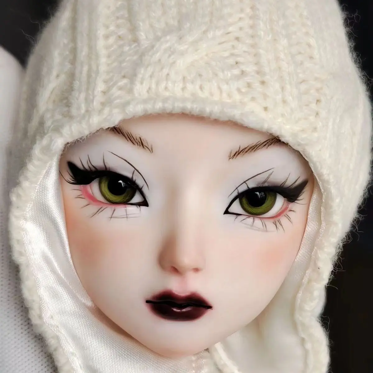 New Arrival 1/3 BJD Qingmeng Head with Makeup 60cm Doll's Accessories Dress Up Toys Random Eyes