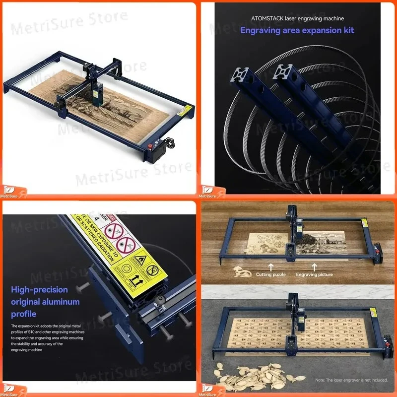 Laser Engraver Extension Kit for A5 M50 A5 M50 Pro S10 Pro X7 Pro A10 CNC DIY Wood Metal Acrylic