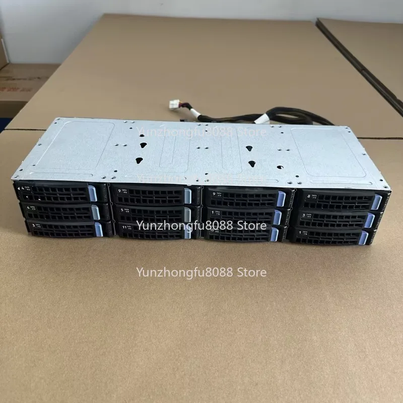 12 Bay 3.5-inch 4 Hard Drive Expansion 6GB 12GB Hard Drive Cage