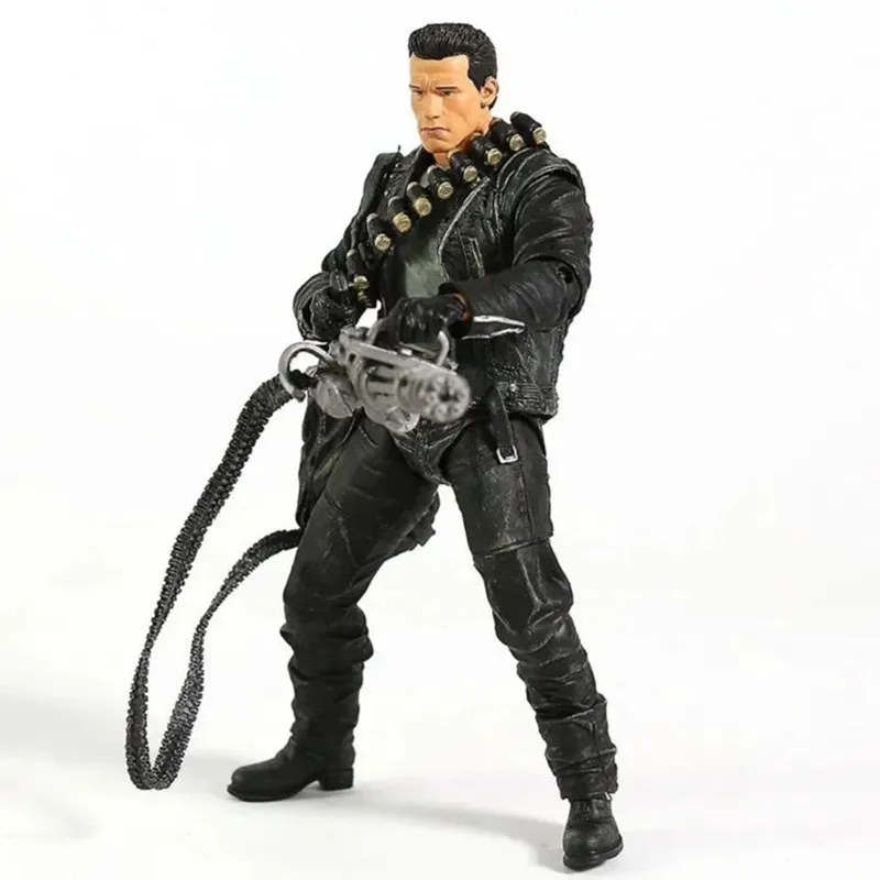 NECA Terminator 2 hari penilaian T-800 7 "koleksi Action Figure