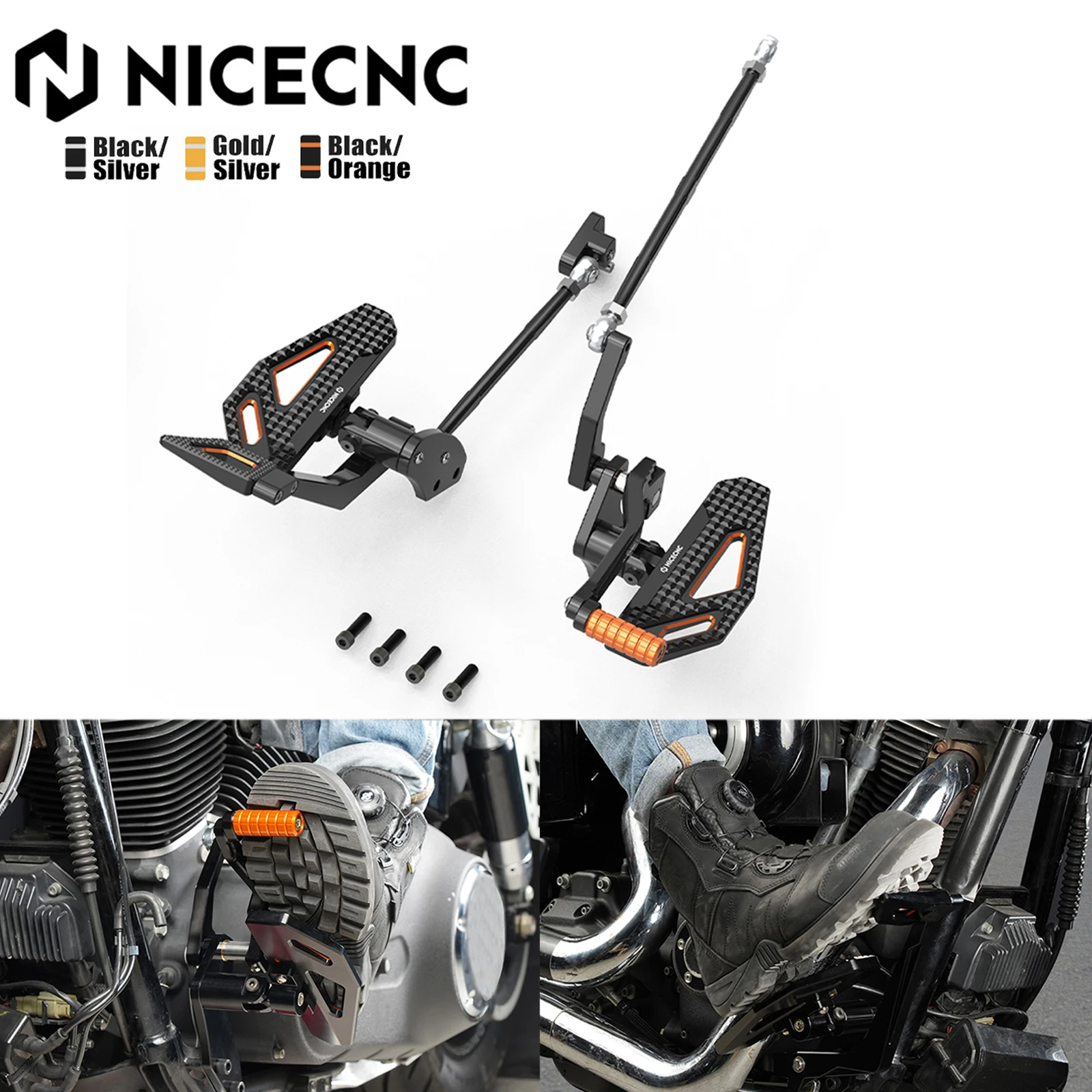 

For Harley Dyna Street Bob FXDB Low Rider FXDL 2000-2017 Forward Controls Kit Fat Bob FXDF Super Glide FXD Wide Glide Switchback