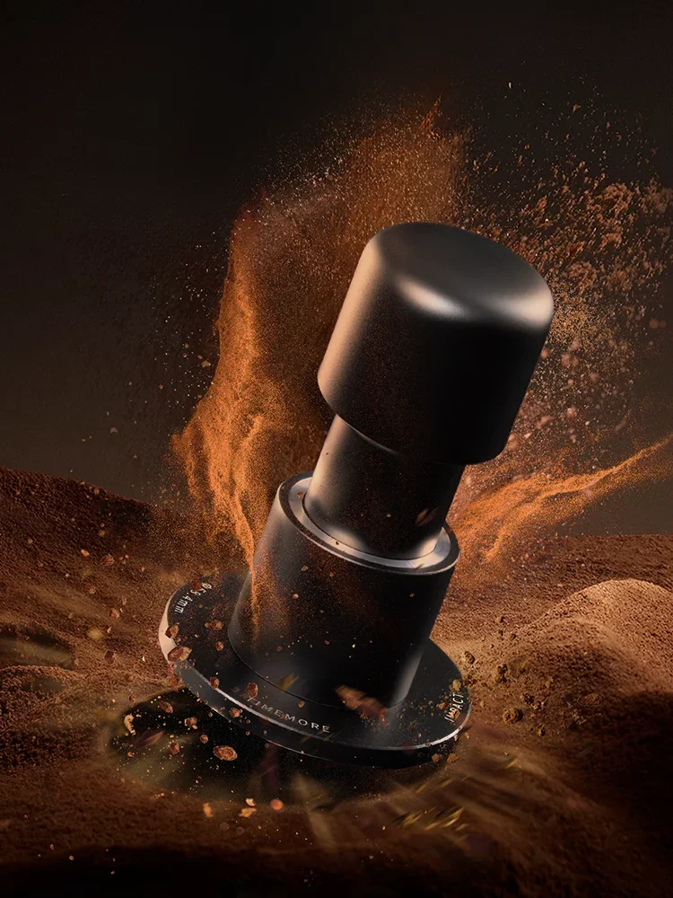 Taimo Fist Impact Powder Hammer Italian Coffee Machine Hand Powder Hammer 58.4mm Flat Bottom Powder Press Effortless Rebound
