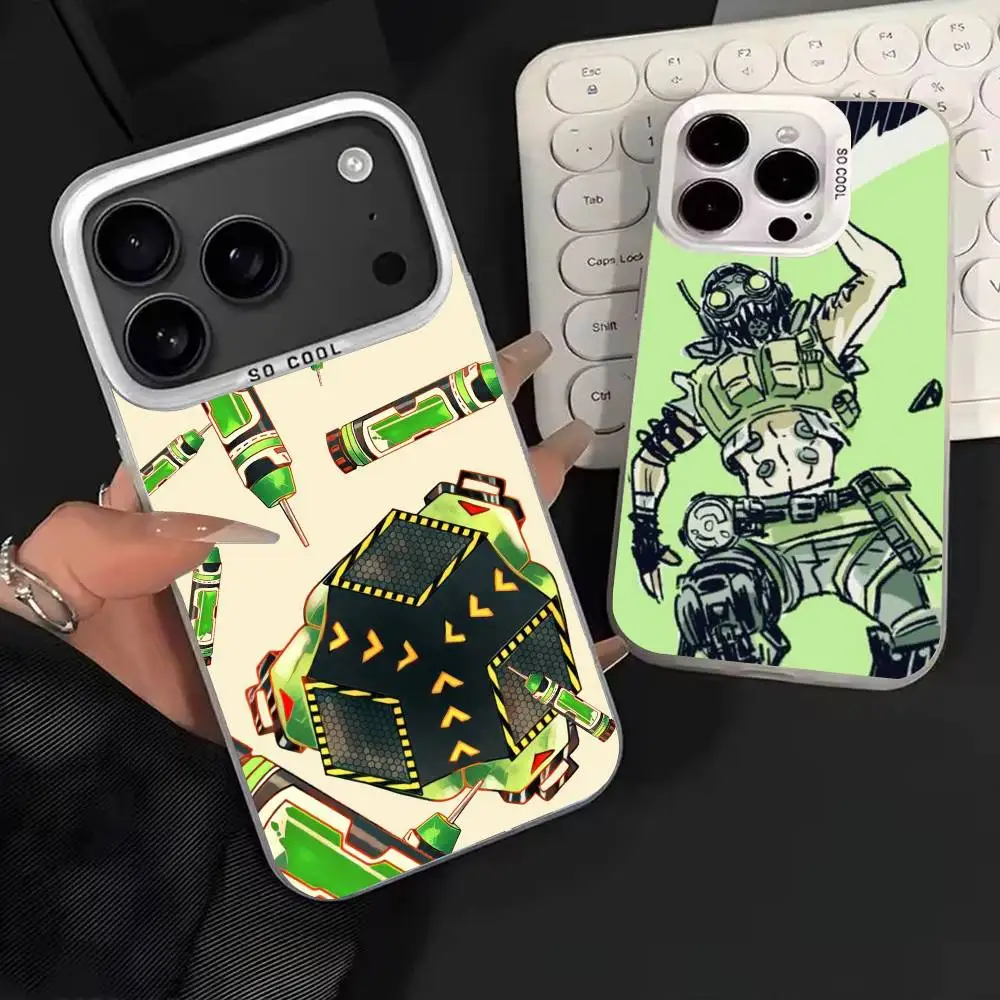 

Octane Cool Phone Case For iPhone 17,16,15,14,13,12,11,Mini,Pro,E,MAX White Candy Matte Shockproof Cover