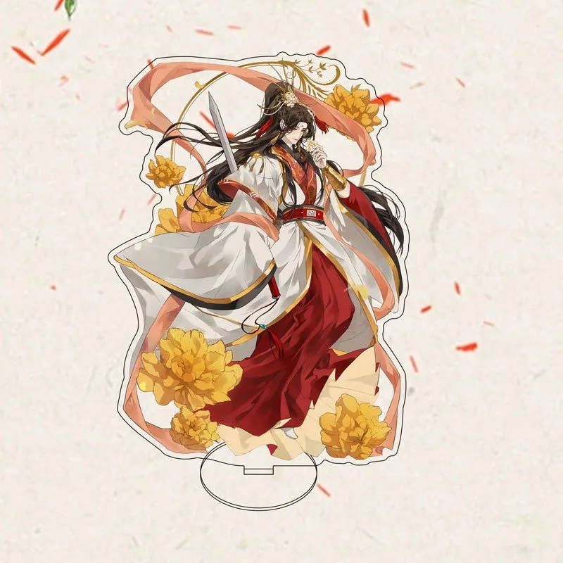 Support de figurine en acrylique Anime Tian Guan Ci Fu, bénédiction officielle du ciel, Hua Cheng Xie Lian Shi Qingxuan, plaque de cosplay, accessoires modèles