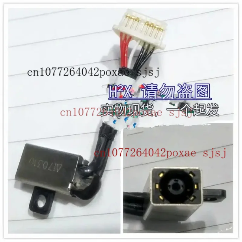 

Для Dell Inspiron 11 3000 3148 зарядная головка с интерфейсом питания и кабелем DC-IN JDX1R