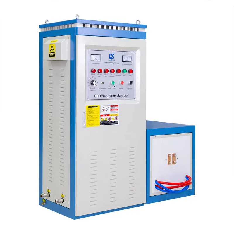 

High Frequency Metal Heat Treatment Steel Bar Induction Heating Machine With IGBT Core 120KW Power Water Cooling System