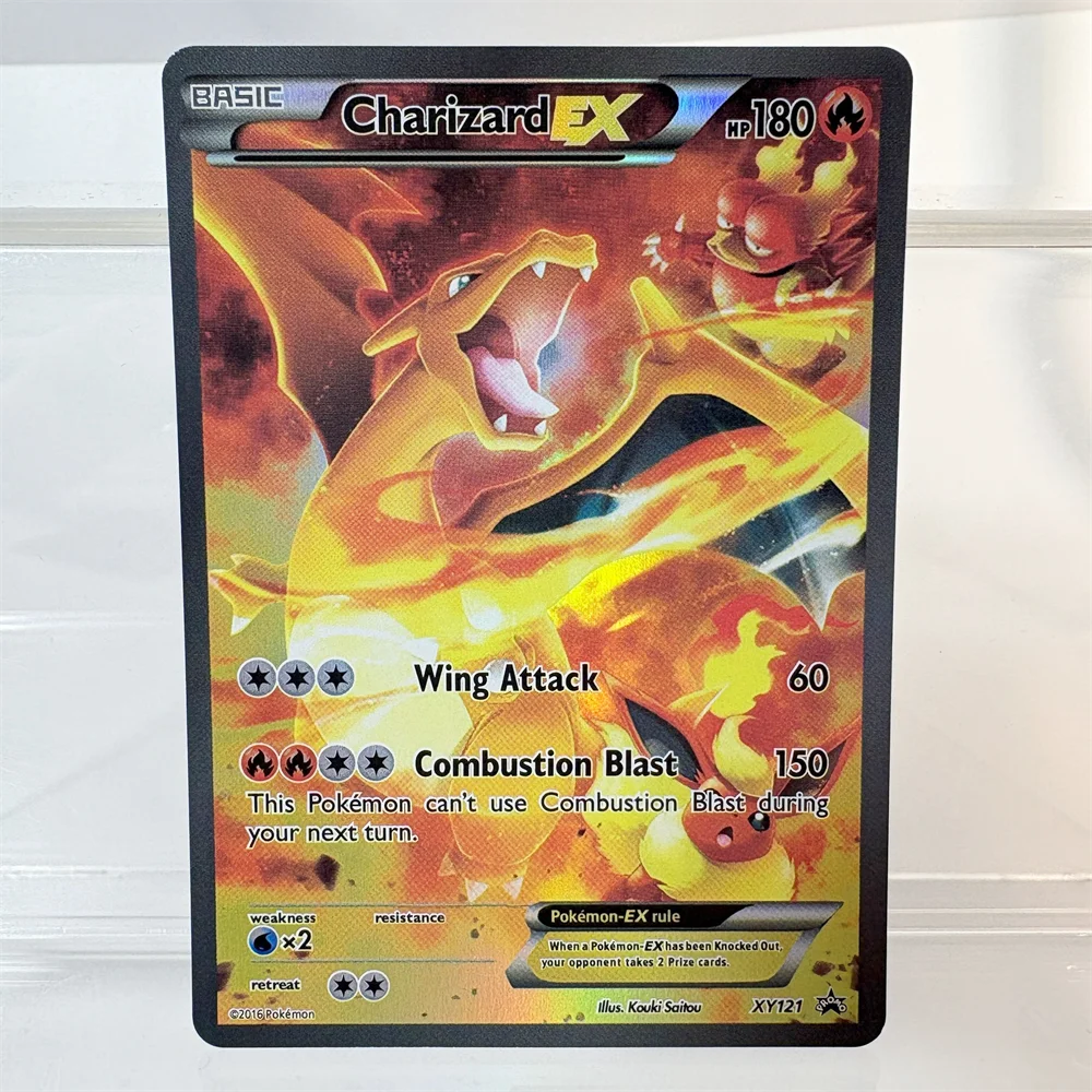 PKM – carte proxy rare holographique Mewtwo Vstar Charizard EX Mallow & Lana Tornadus, Collection de loisirs, bataille, le meilleur cadeau