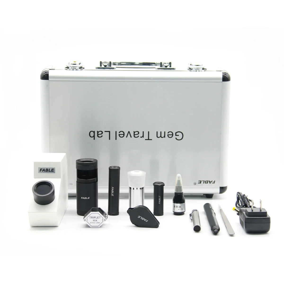 Brand Mini Jewelry Toolkit More Accuracy Equipment Multi-function Gemological Tools Set Gem Travel Lab