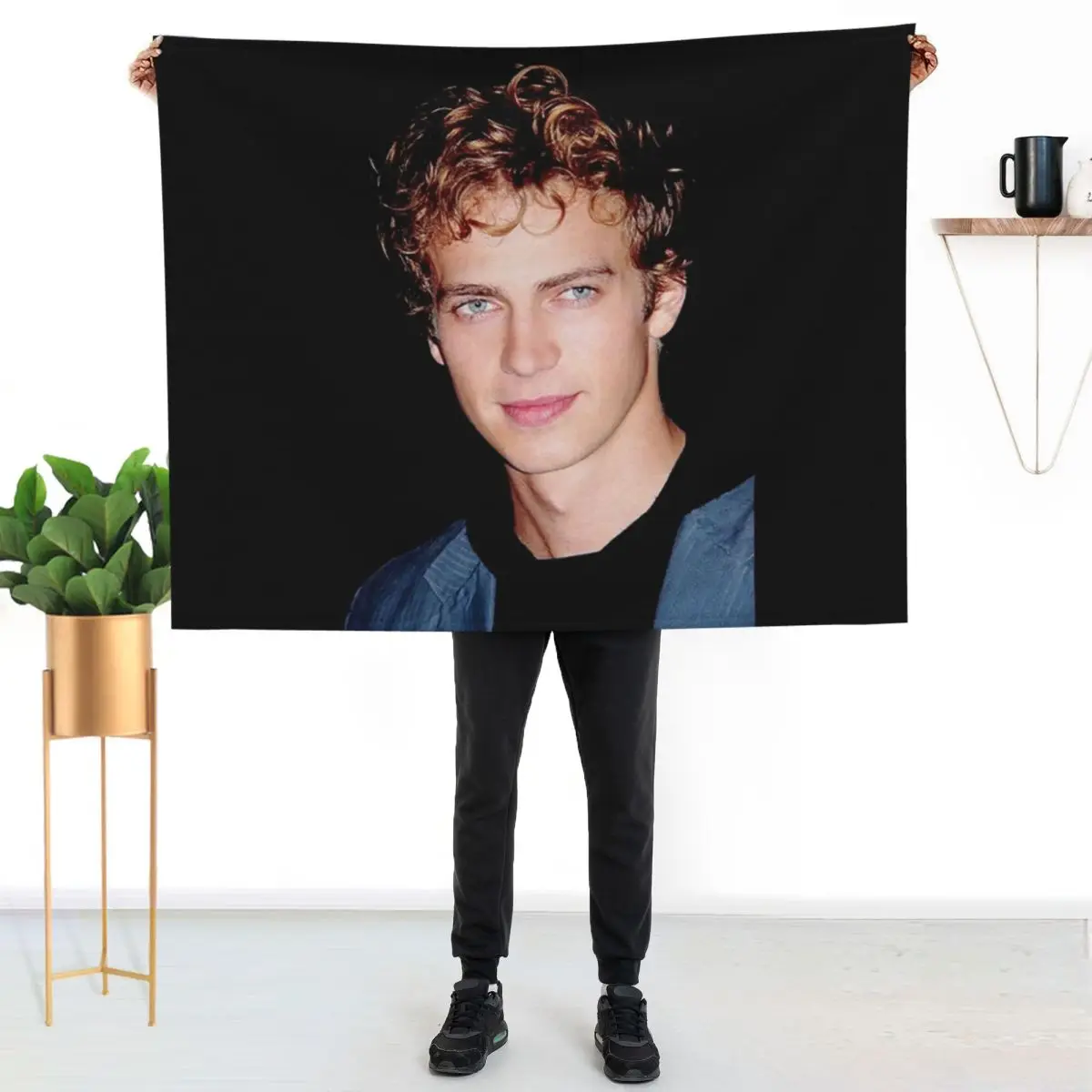 Hayden Christensen Throw Blanket warm for winter Travel Blankets Sofas Of Decoration Custom Sleeping Bag Bed covers Blankets