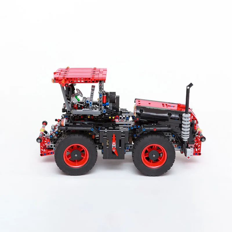 3385PCS MOC Claas Xerion 5000 TRAC VC 8 Attachments Multi-Functional Agricultural DIY Model Building Blocks Birthday Toys Gift