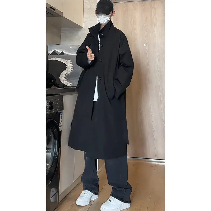 

Trench Green Coat Mens Graphene Oversized Climbing Japanese Multi Function Weatherproof All Season Hooded Silver High Tech Waxed