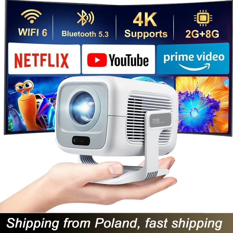 2026 DITONG X3Plus HD-Projektor 1080P unterstützt 4K WIFI6 BT5.4 Android-Projektor Autofokus Auto-Kieystone Heimkino-Projektor