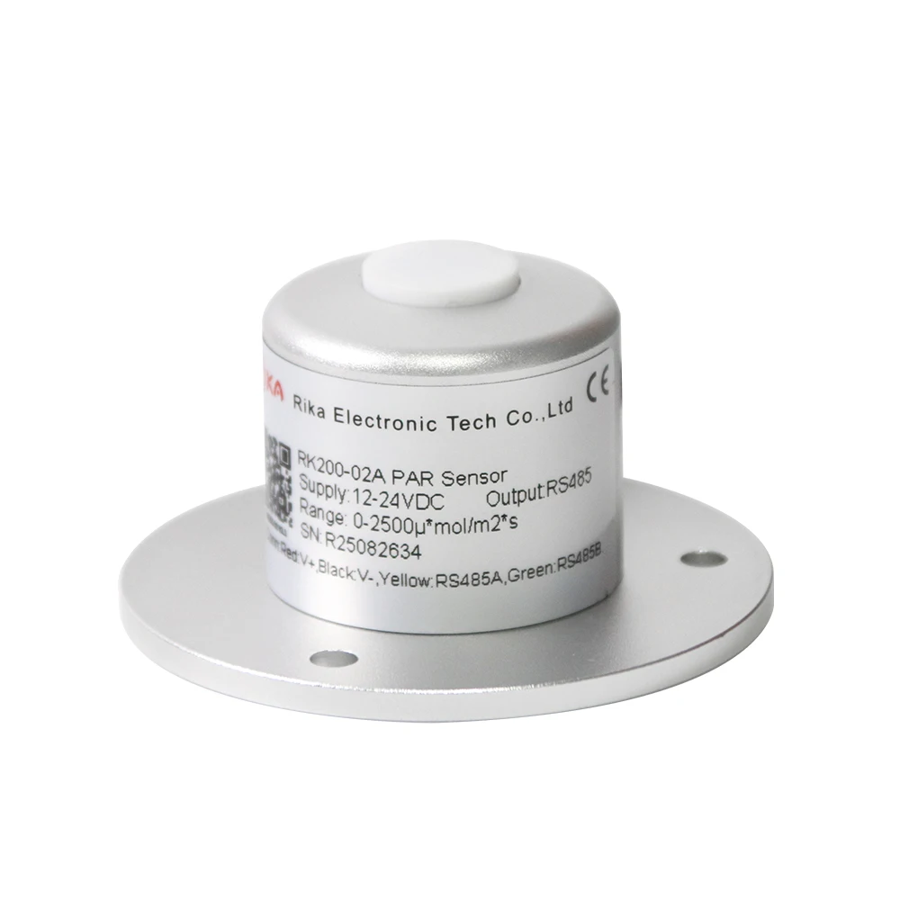 Rika RK200-02 4-20mA 0-5V Digital Output RS485 Light Quantum PAR Sensor Light Meter for Greenhouse