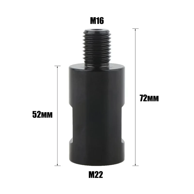 Adapter M22 Females Threads To M16 Males Thread For Diamonds Drills Cores Bits M16 Threads Cement Hole Opener Convertors