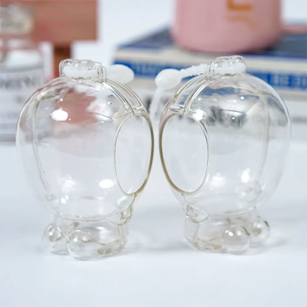 Boneca caso de armazenamento de poeira bonito boneca capa protetora bonecas de pelúcia caso de exibição de pelúcia rosto caso protetor para bonecas de pelúcia