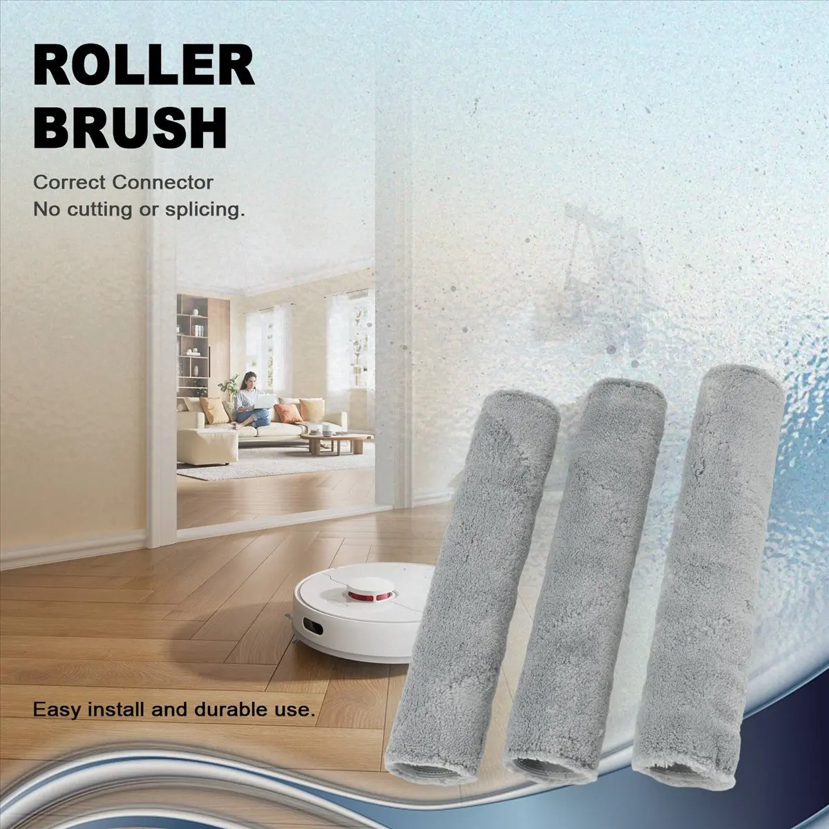 

Для набора для чистки Aqua10 Ultra RAK70, ткань для швабры, боковая щетка, роликовая щетка, основная щетка, фильтр, HEPA-фильтр