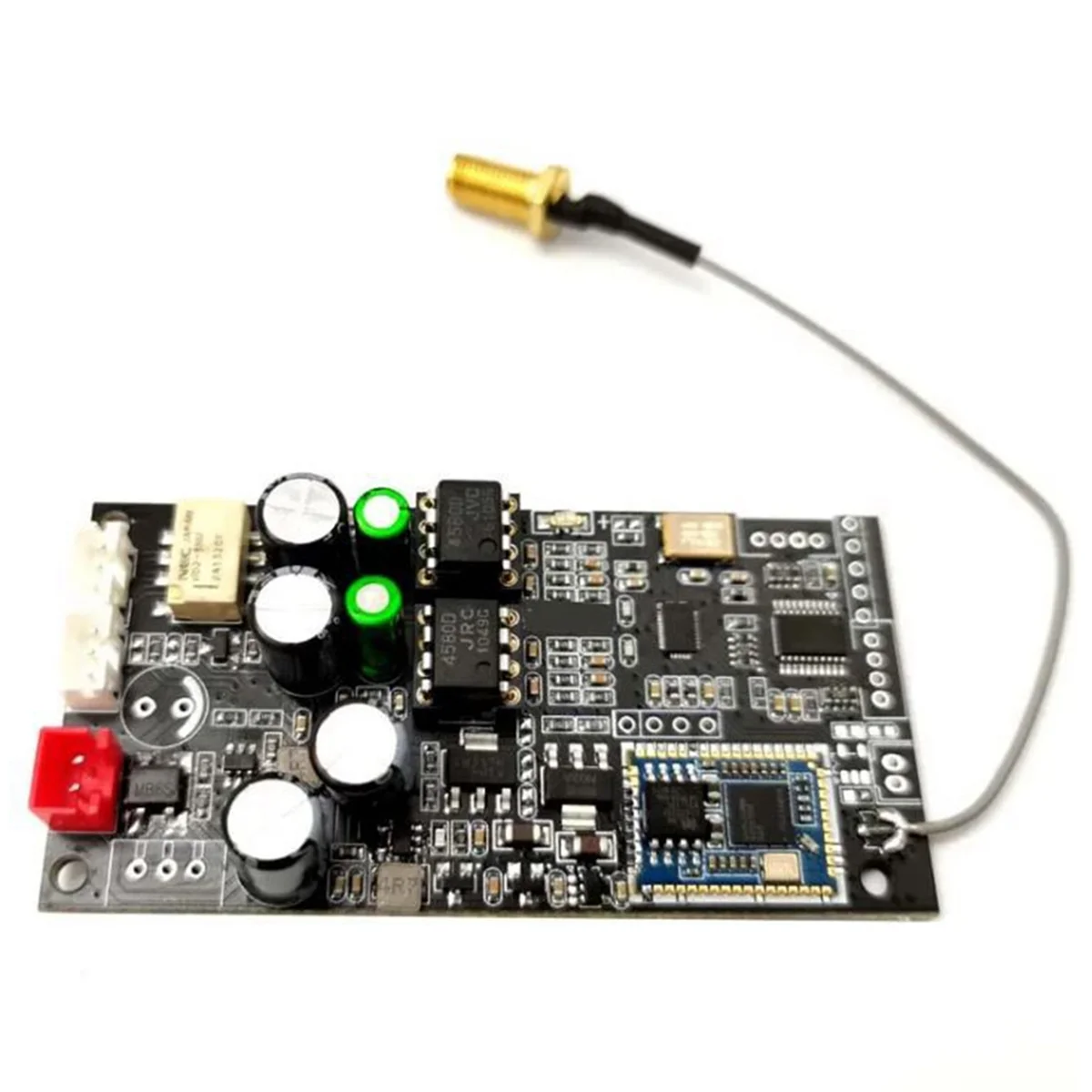 IIJJ-QCC5125 LDAC 5.1 HiFi Bluetooth Audio Receiver ES9038Q2M Dual OPAMP JRC4580D Decoding DAC Board for Home Amplifier