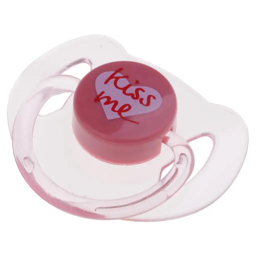 Kunststoff-Schnuller, wiedergeboren, magnetischer Schnuller, Puppenzubehör, Kindergeburtstagsgeschenk, dunkel