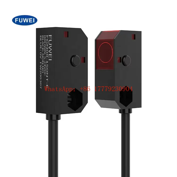 

FGN08-150NT Маленький квадратный фотоэлектрический переключатель Точное обнаружение через оптический датчик луча