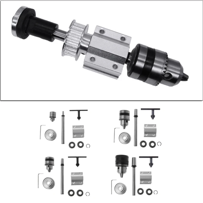 Lắp ráp trục máy khoan điện để cắt Dropship chế biến gỗ DIY
