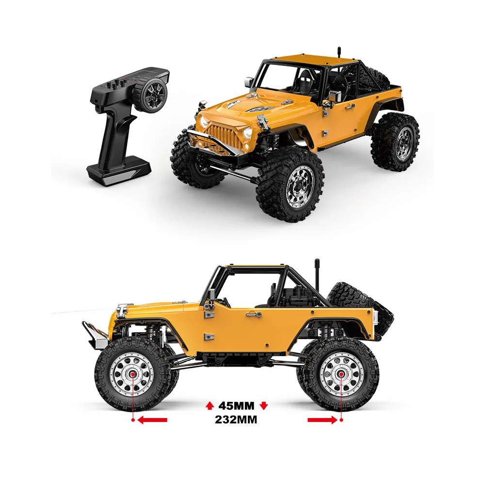 Hyper Go MJX H12Y + 1:12 4WD RC Carro Profissional Off-Road Racing 12km/H Motor Brushless Sensored 2.4G Controle Remoto Profissional RC Carro de Escalada Caminhão