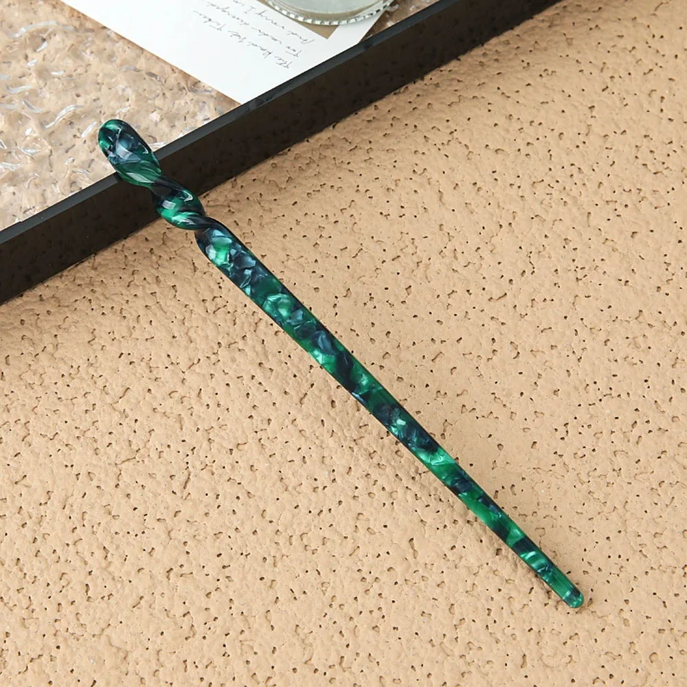 Chinesischen Stil Haar Sticks Vintage Acetat Harz Essstäbchen Frauen Haarnadeln Haar Clip Pin Headwear Hochzeit Haar Schmuck Zubehör – Detail 9