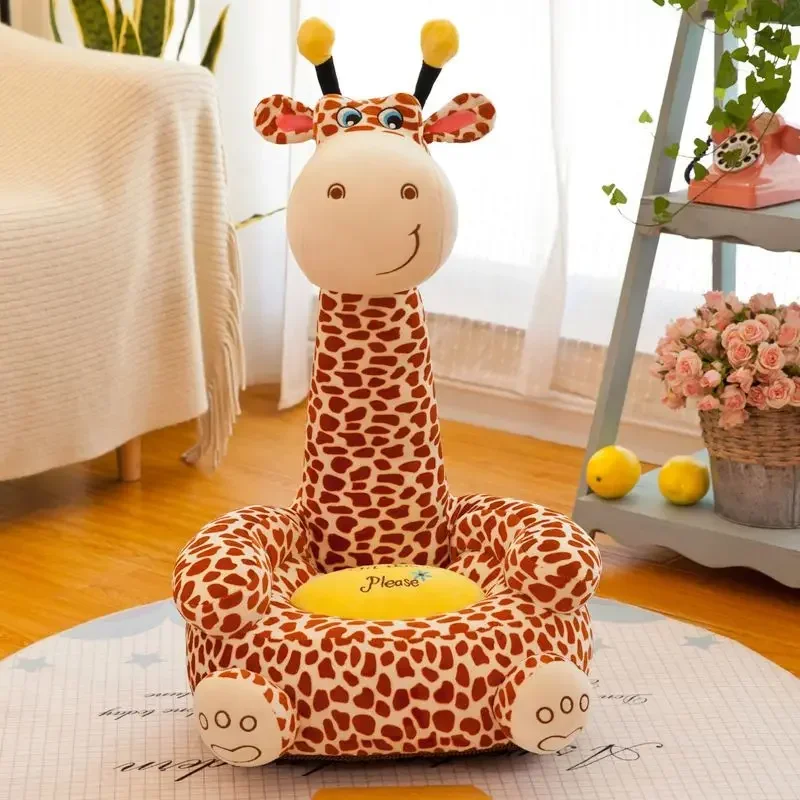 

Girls Children's Sofa Baby Lounger Toddler Cute Children's Sofa Giraffe Modeling Plush Creative Kanapa Kids Room Furniture