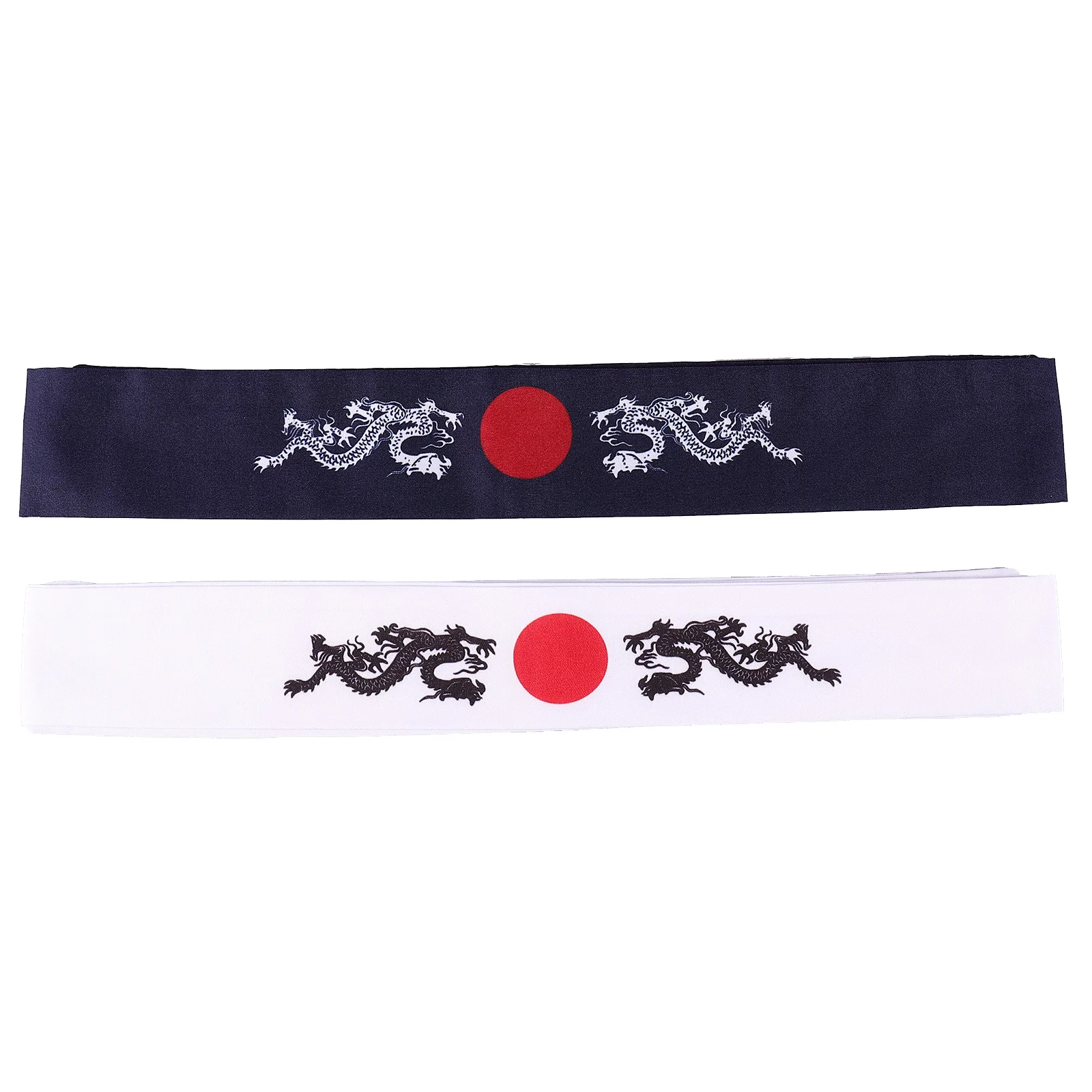 2 Pcs Winning Headscarf Karate Headband Wide Headbands for Women Japanese Headgear Special Occasion Cotton Sushi Chef Headwear