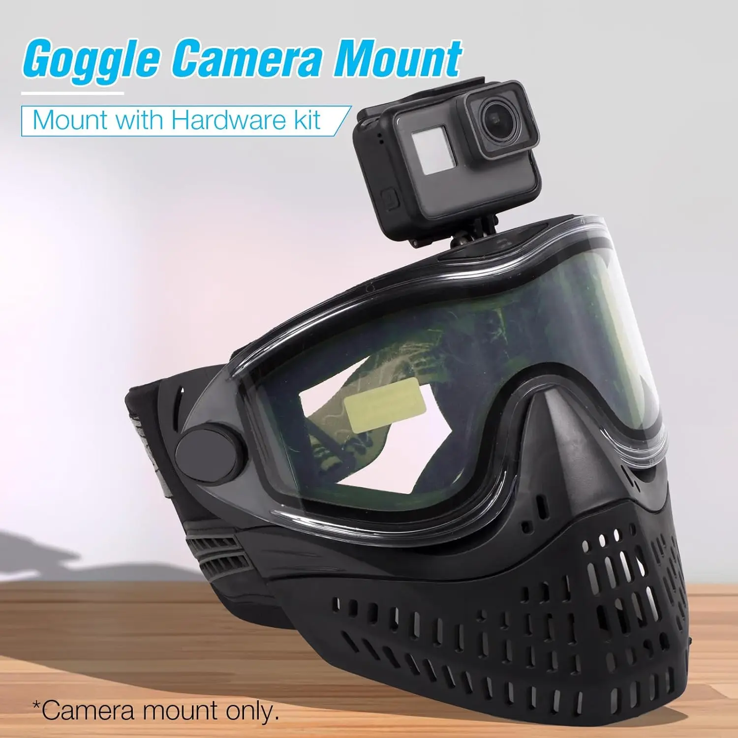 Paintball Army Goggle Gopro Camera Mount - for Dye i4/i5 Empire EVS Go Pro Hero 3 Hero 8 GI Sportz Virtue Push Unit JT masks