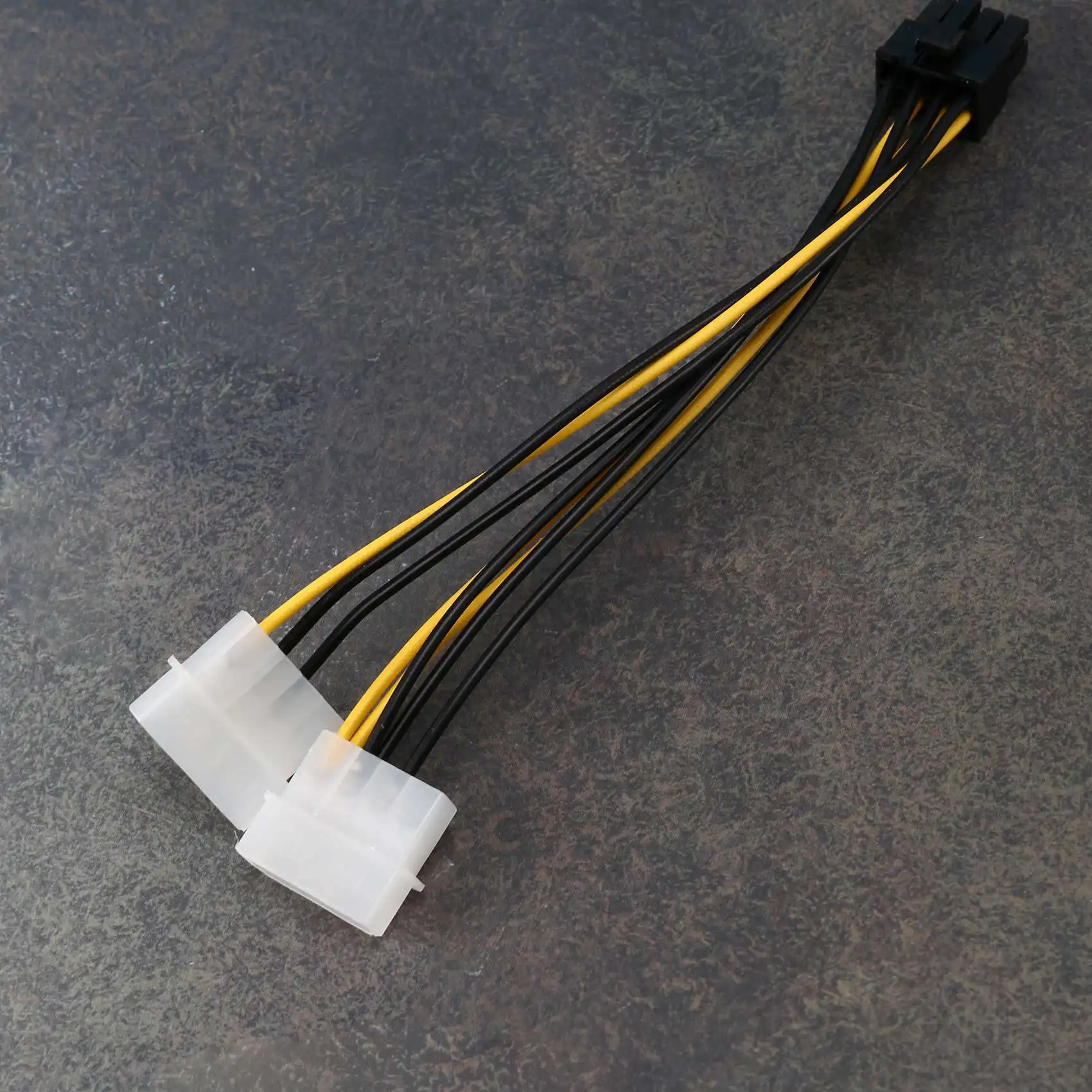

A46M-30PCS 2 Molex 4-контактный на 8-контактный PCI Express видеокарта Pci-E ATX PSU Кабель-адаптер Molex на Pcie 8-контактный