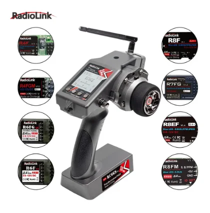 Radiolink RC6GS V3 2,4 G 7-Kanal-RC-Funksender und Gyro-Empfänger R7FG Neue verbesserte Fernbedienung für RC-Car-Boot
