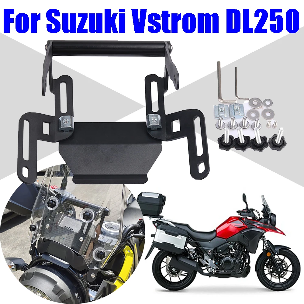 Phone Stand Windshield Lifting Adjustment Support GPS Navigation Bracket For SUZUKI Vstrom 250 V-strom DL250 DL 250 Accessories