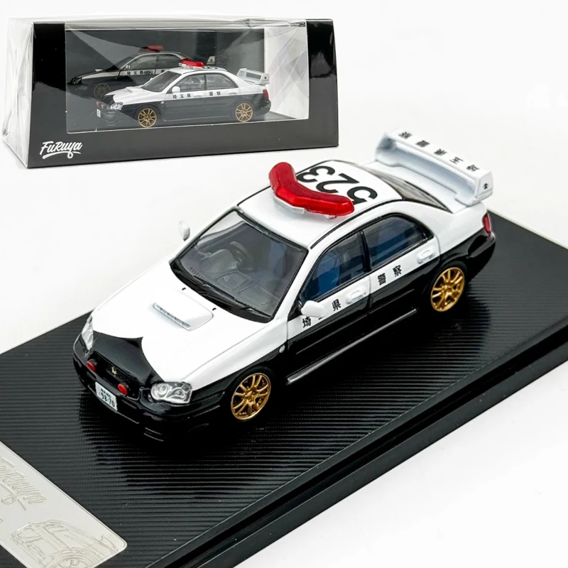 furuya-ダイキャスト-1-64-スケールスバルインプレッサ-wrx-sti-8th-世代警察合金車モデルコレクションお土産ディスプレイ装飾ギフト