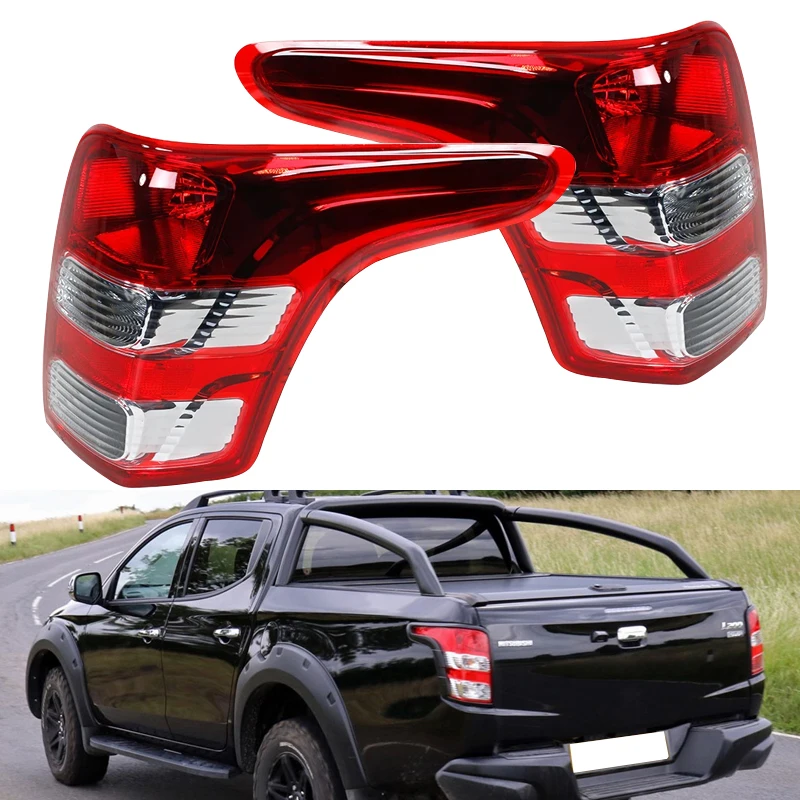 

Крышка заднего фонаря в стиле поп для Mitsubishi L200 2015 2016 2017, задний фонарь автомобиля без лампочек 8330A944 8330A943