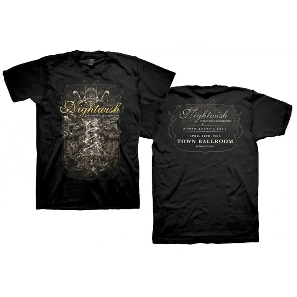 Nightwish Men'S April 16Th Town Ballroom T Shirt X Large Black