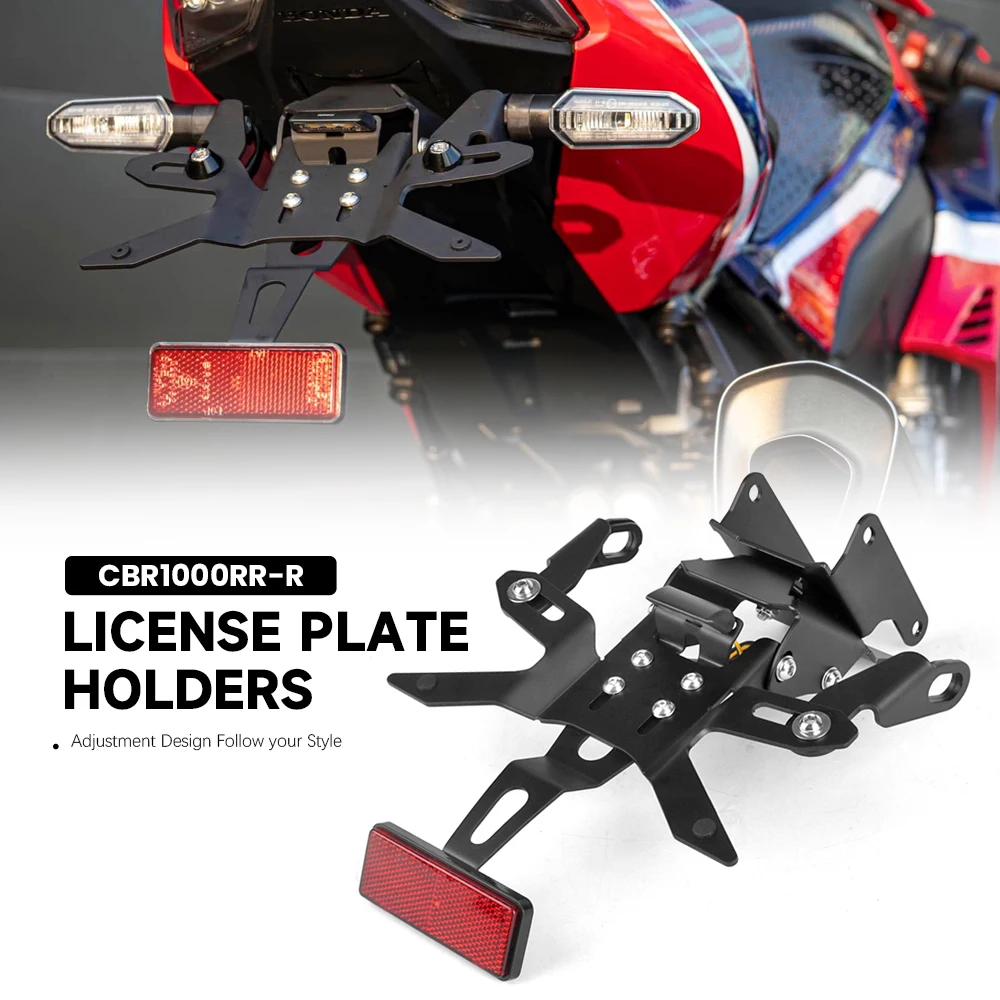 

Держатель кронштейна номерного знака мотоцикла для HONDA CBR 1000RR-R CBR1000RR-R SP 2020-2025, комплект регулируемых задних коротких хвостовых кронштейнов