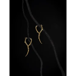 ENFASHION Thistle Thorn Hoop Earrings Set For Women 18K  Gold Plated Fashion Jewelry Pendientes Piercing Earings Cocktail 221398