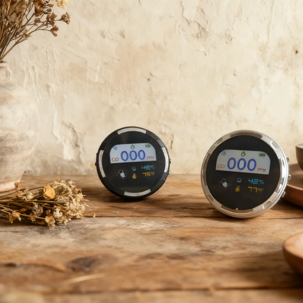 

Tactical Carbon Monoxide Alarm Sensor CO Leak Detections Camping Home