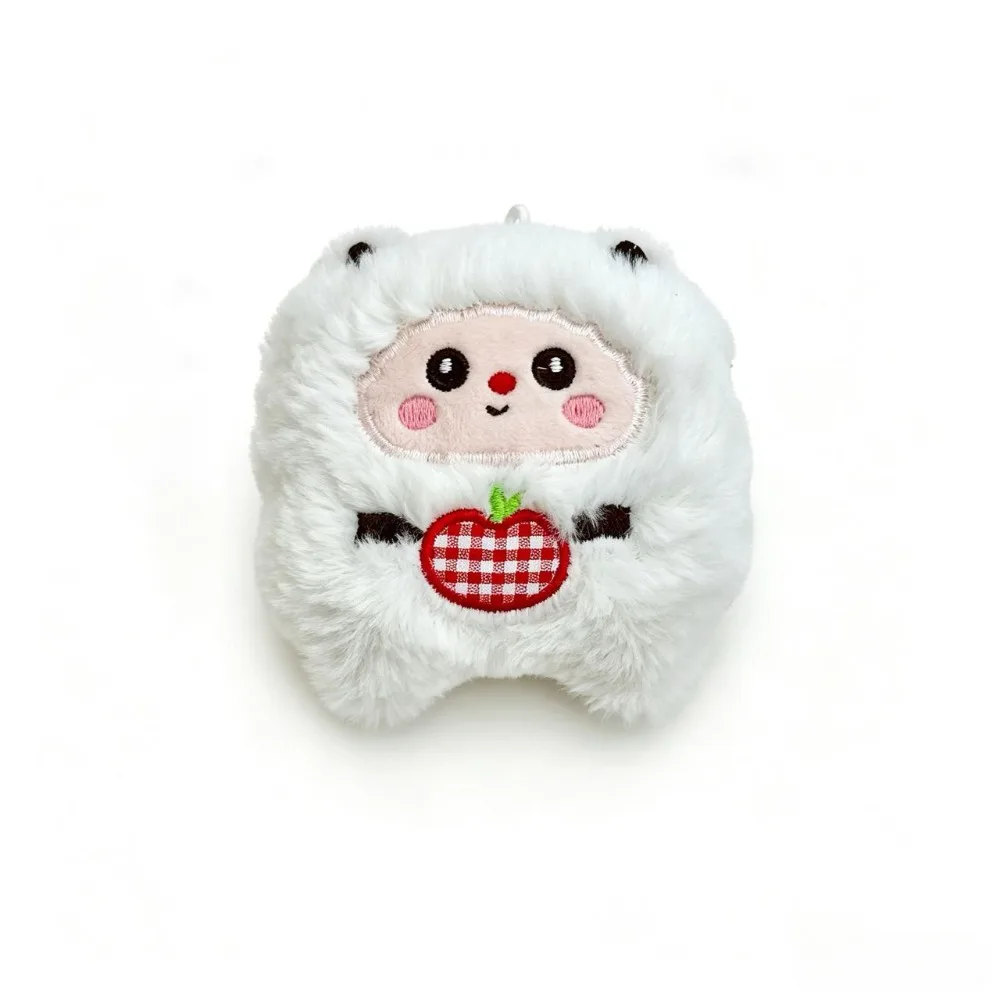 Cartoon Plush Sheep Plush Keychain Squeaky Soft Stuffed Stuffed Sheep Charm Bag Accessories