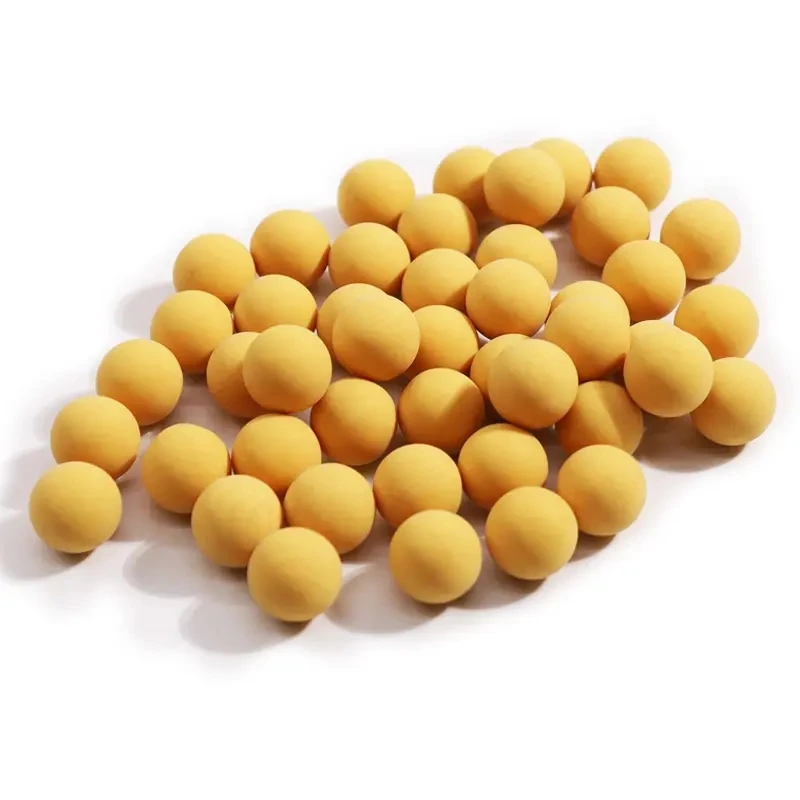 100 X .68 Cal Paintball Kinetic Round for Self Defense - Reusable .68 Caliber Nylon Balls for Byrna SD and T4E HDR