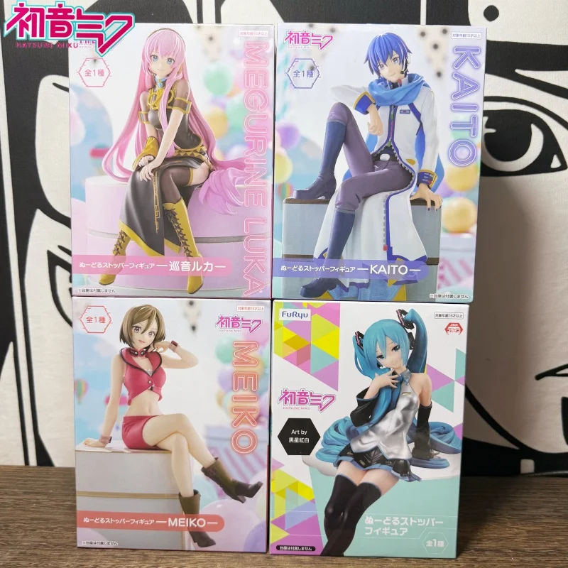 

Genuine Furyu Hatsune Miku Noodle Stopper Megurine Luka Meiko Kaito In Stock Original Anime Figure Model Collector Gifts Toys