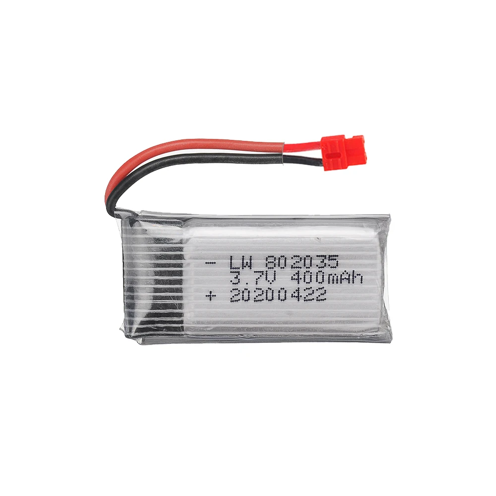 3.7V 400mah Lipo Baterai + pengisi daya untuk SYMA X15 X5A-1 X15C X15W RC Drone suku cadang helikopter 3.7v baterai isi ulang 802035