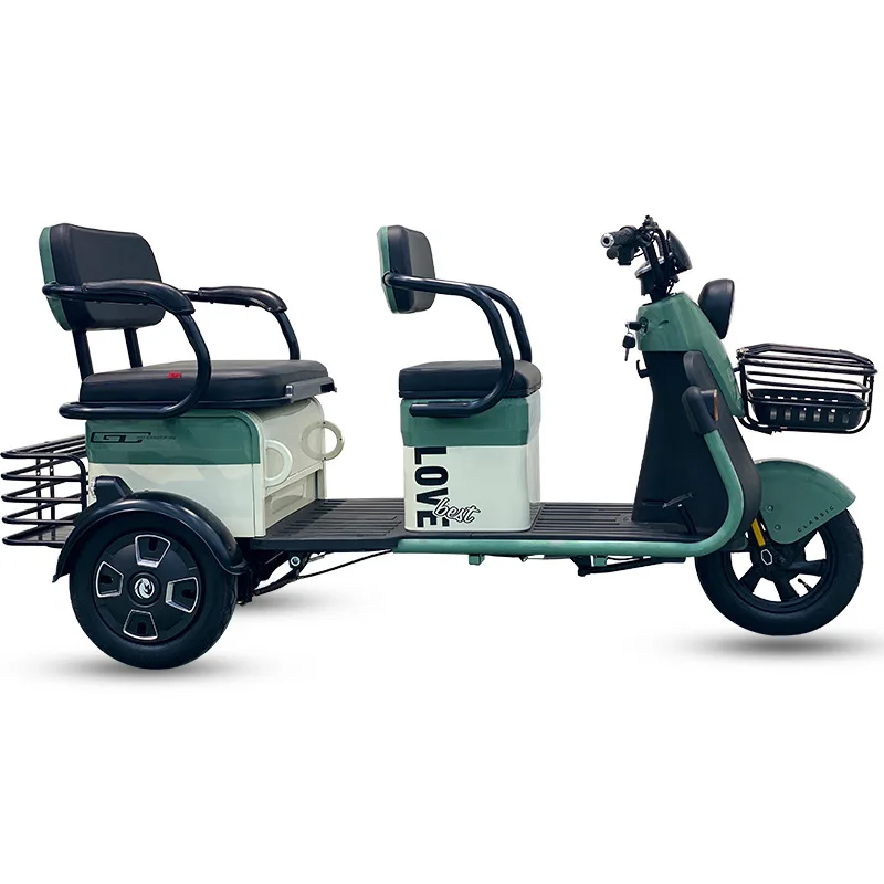 

Low Price 48v 600w Unisex Fashion Cheap Manned Comfortable Fast adult Electric Tricycle