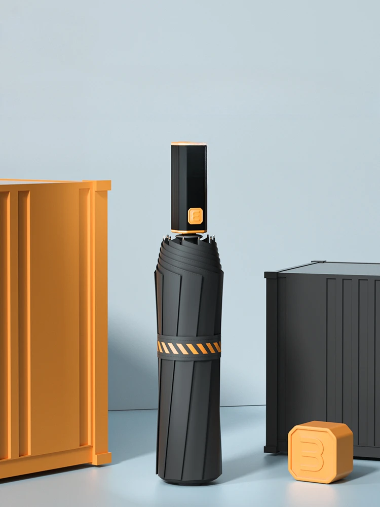 

Fully automatic umbrella, oversized, sturdy, retractable and foldable