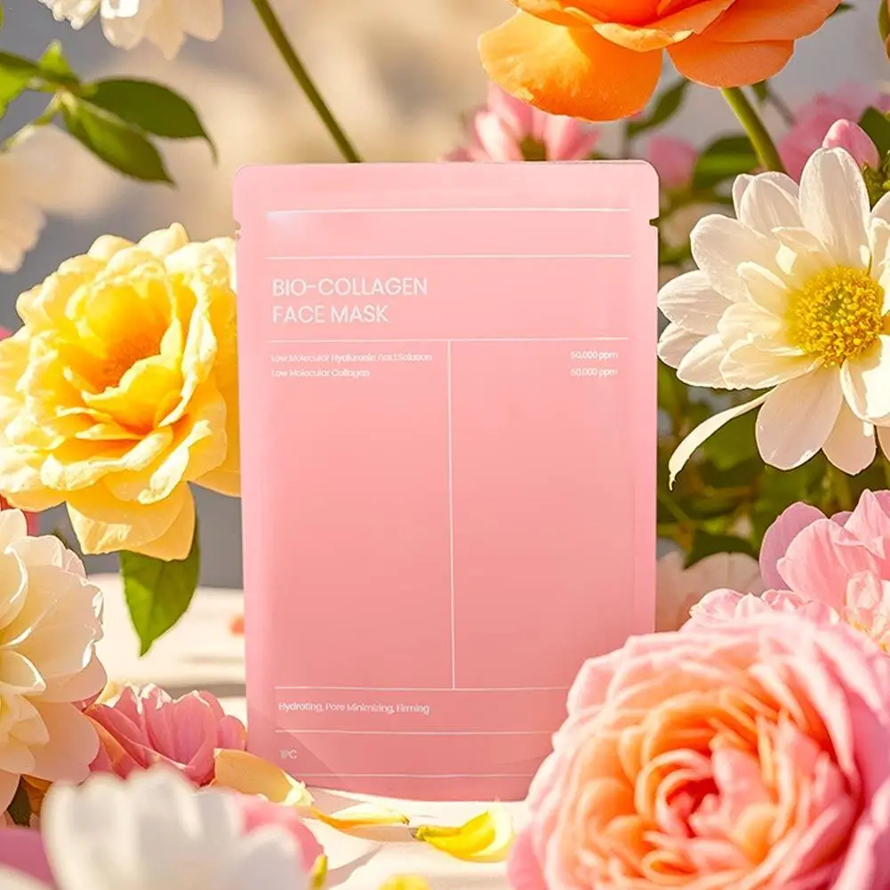 

Collagen Mask Moisturising Brightening Wrinkle Mask Healthy Hydrating Lotion Patch Facial Care Masks Beauty Face Woman Biogance
