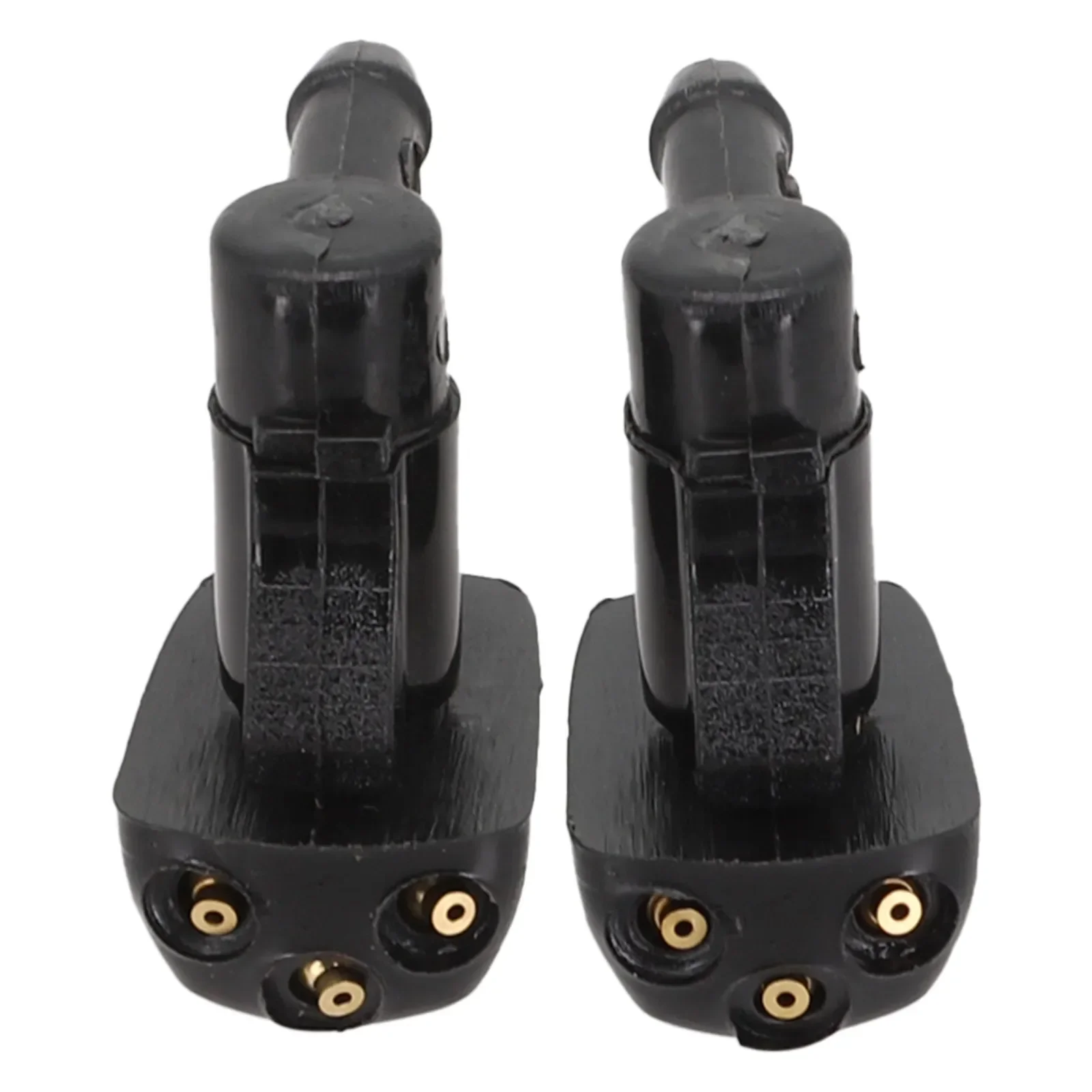 

2Pcs（1 Pair）Car-Windscreen Washer Jet Spray Nozzle For Hyundai For Tucson 986302E100 3x3.2cm/1.1x1.2in Black