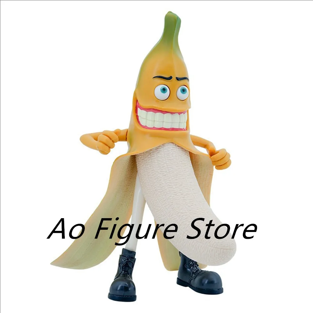 Creative Banana Man Figurine Funny Cartoon Banana Statues Fruit Figurine Desk Sculpture Decor House Decoration Home Ornament