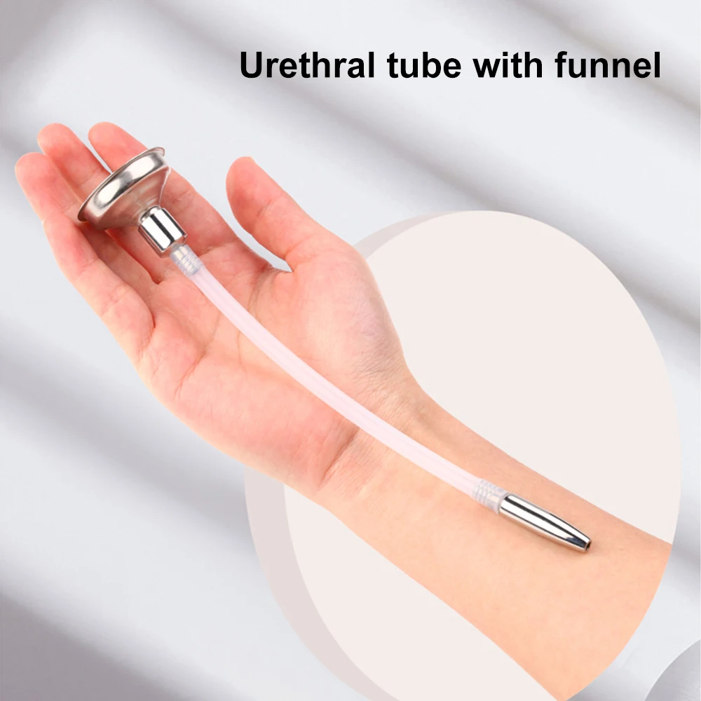 Urethral Catheter Penis Plug Sex Toys for Men Ejaculation Delay Toy Hollow Urethral Plugs Penis Insertion Urethral Sound Dilator