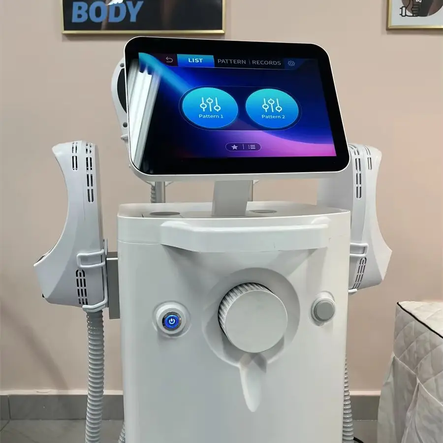

Myoslim RF 15T Body Sculpting Machine 6500W Electromagnetic Muscle Stimulation Fat Reduction Muscle Building Body Contouring